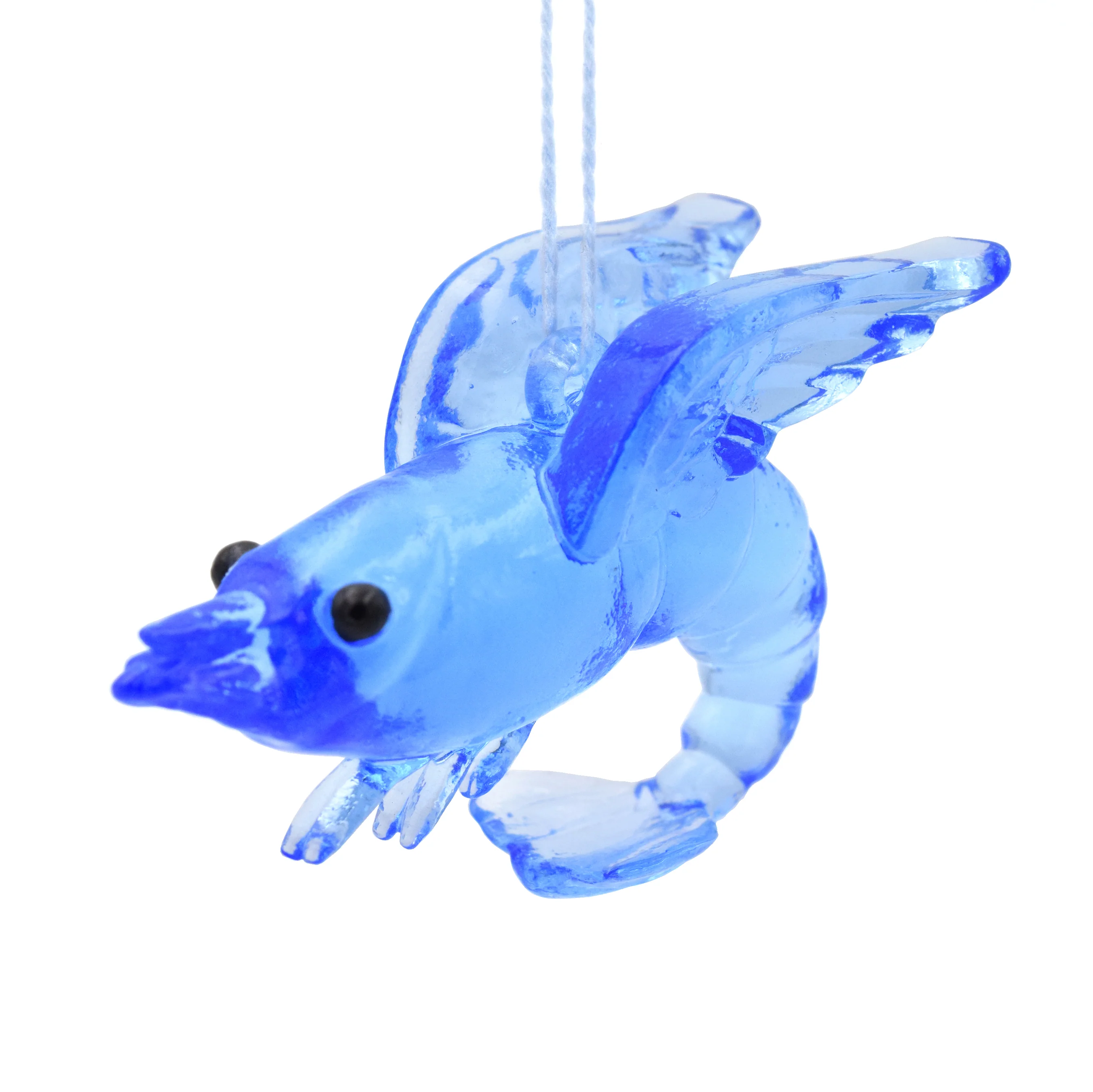 Shrimp Heaven Now Glass Ornament - Image 5