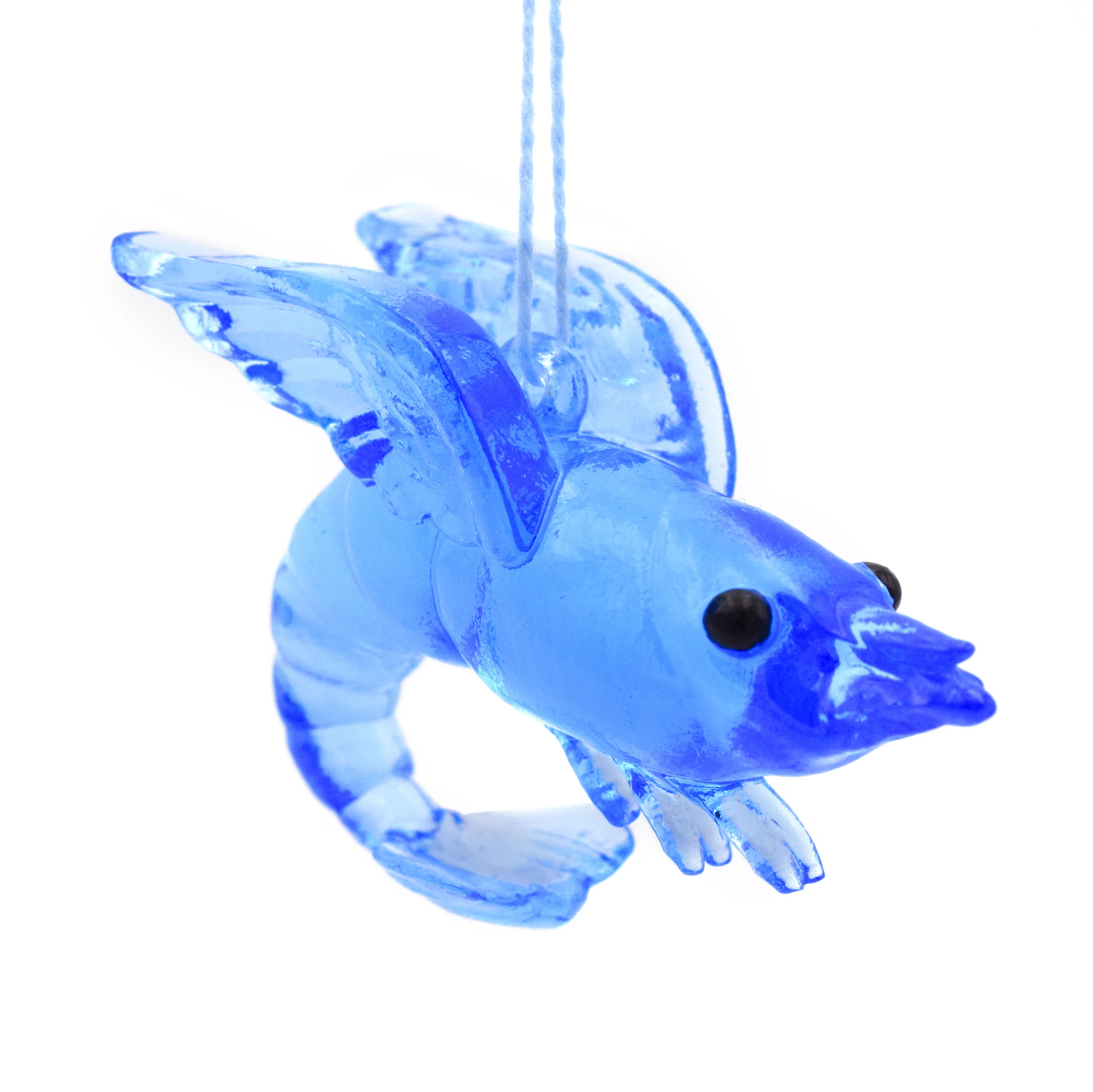 Shrimp Heaven Now Glass Ornament - Image 7